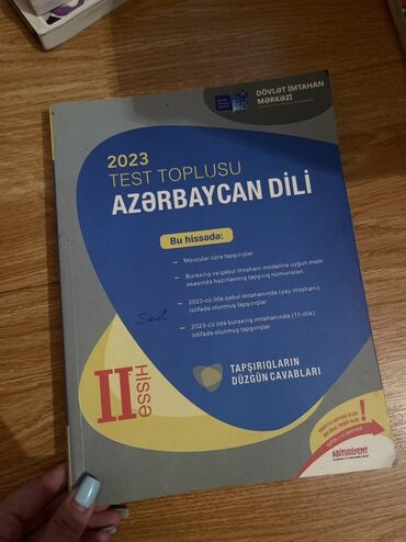 Azərbaycan dili Testlər 11-ci sinif, 2-ci hissə, 2023 il