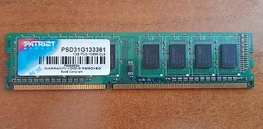 DDR3 RAM 1 GB 2 Eded. 1+1. Umumi 2 Gb. Tek Tek satilmir. Tutum: 1 GB