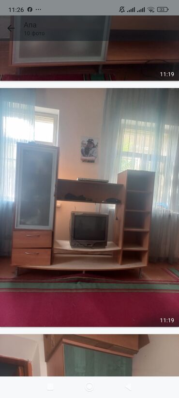 стеллажи полка: Уктоочу бөлмө гарнитуру, ДСП