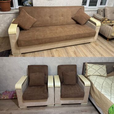 Bıçaqlar: Di̇van-kravat, 2 kreslo, Bazalı, Açılan