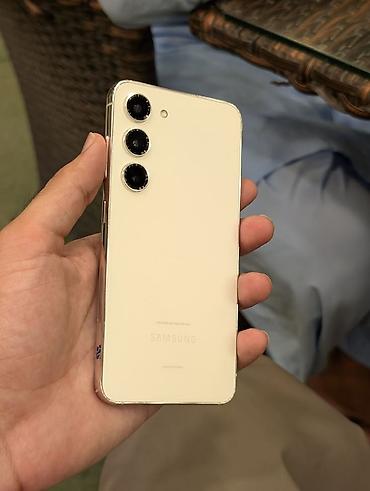 galaxy s10 e: Samsung Galaxy S23, 256 GB, rəng - Bej, Düyməli, Sensor, Barmaq izi — 2