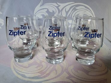 Čaše: Case,vintaz,nove za pivo Zipfer. Case za pivo sve na njima odsjaj od — 10