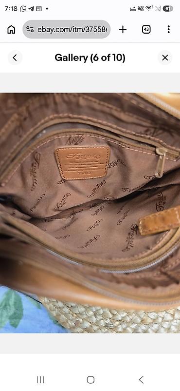 итал: Сумка через плечо Fossil из натуральной кожи, карамельно‑коричневого — 3