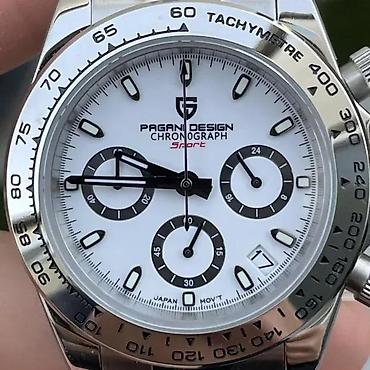Ručni satovi: PAGANI DESIGN PD-1727 Sport- Beli/Panda-Rolex DaytonaHomage Potpuno — 4