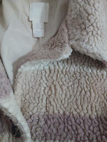 h: H&M ženska jakna/košulja od teddy/šerpa flisa - Materijal: mekani — 3