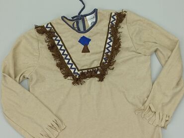 sweterek z cyrkoniami: Bluza, 10 lat, 134-140 cm, stan - Bardzo dobry