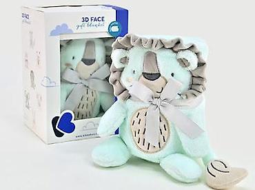 posteljina srca: KikkaBoo Baby ćebence sa 3D vezom 75x100 – Jungle King (šifra: KKB5) — 1