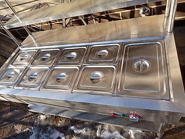 Линии раздачи: Мармит электрический настольный/напольный из нержавеющей стали с — 7