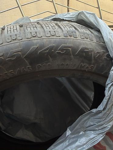 зимние шины 19: Зимние шины 255/45 R19 100V M+S, комплект 4 штуки. - Тип: зимние — 1