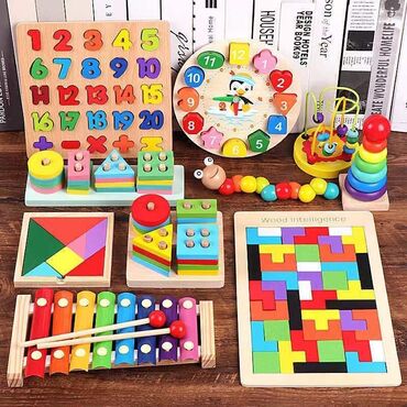 игровой набор: Набор детских развивающих игрушек. 10 разных видов, в подарочной