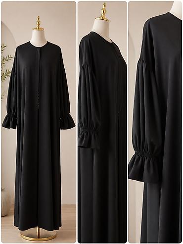 abaya: Abaya mədinə ipəyindən Yenidir.Ölçü 46-48 A kəsimdir.Tam boydur — 2