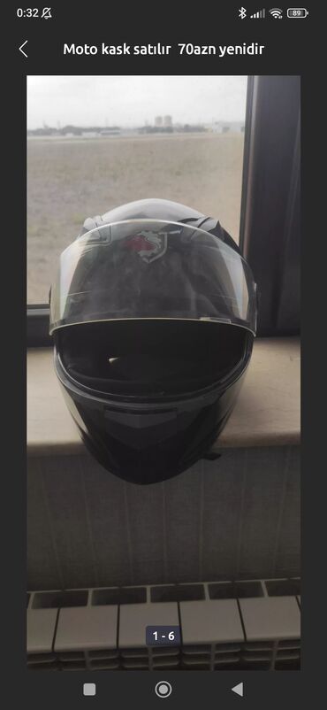 kask qiyməti: Moto kask 50 azn Sabrina markasıdır əlaqə-