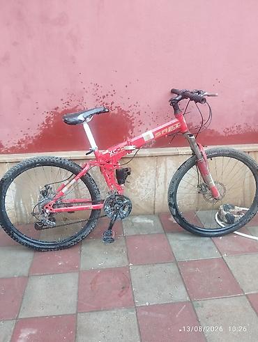 muhərrik velosiped: Dağ velosipedi – “Saiguan” ön amortizatorlu, 26" təkər Xüsusiyyətlər — 2