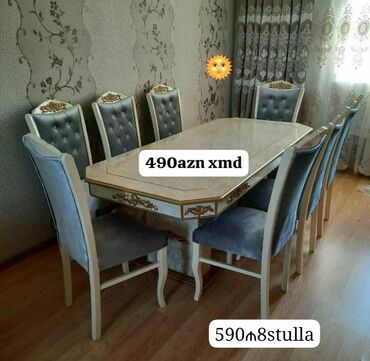 stol stul destleri: Для гостиной, Новый, 6 стульев