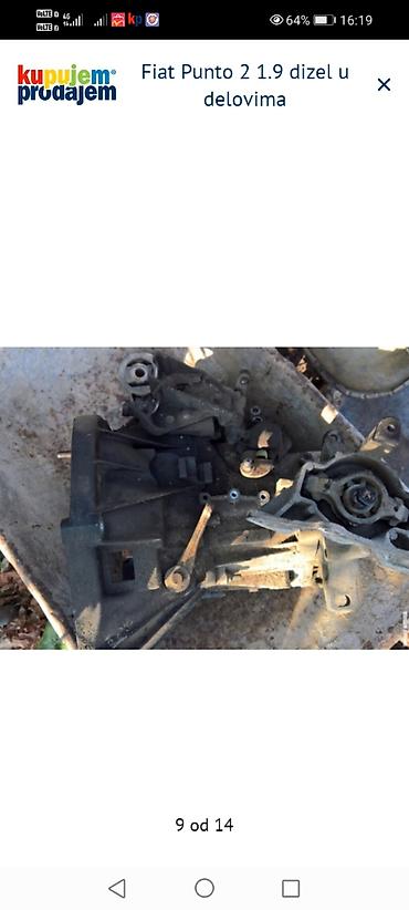 Ostalo: Fiat Punto II 1.9 JTD/dizel – u delovima Raspoloživi originalni — 9