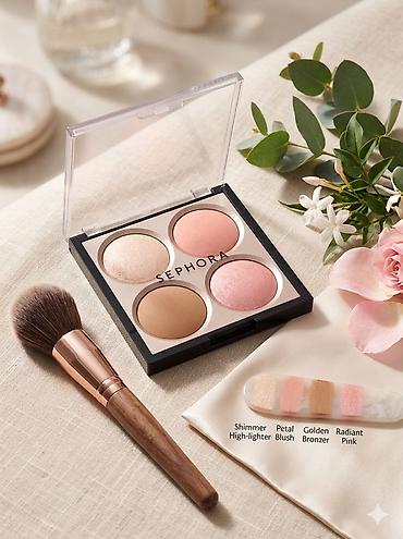 Палетка для лица SEPHORA – 4 универсальных оттенка для
