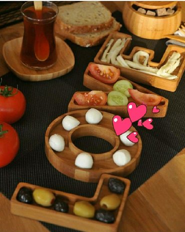sevgililer gunune ozel tortlar v Azərbaycan | Qol saatları: Sevgililer gününe özel bambu yemek seti