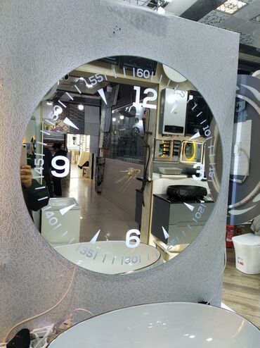 ремонт ванн: Güzgü Divar üçün, Dairə, Hamam üçün, Arxa işıqlı