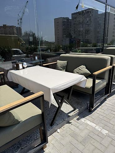 bina evleri: Kafe/restoran üçün açıq hava oturma dəsti Tərkib: - 2 ədəd — 1