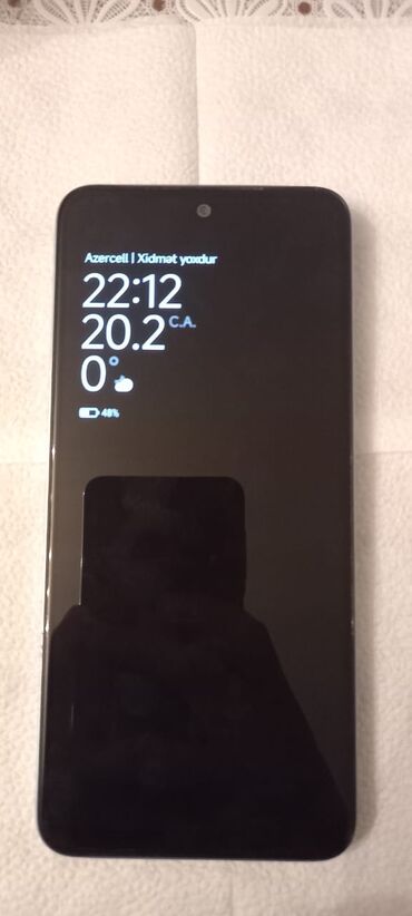 telefon tənzimləyici: Xiaomi 12S, 256 GB, rəng - Göy, 
 Barmaq izi, İki sim kartlı