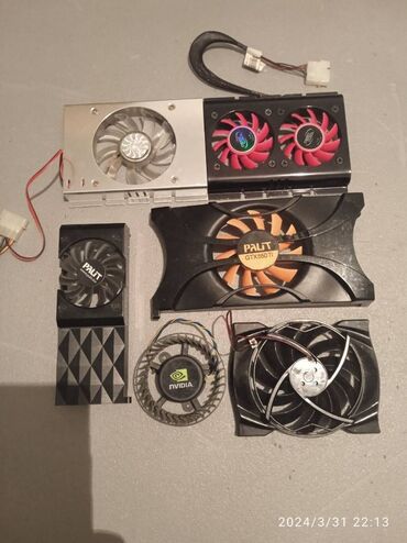 Другие аксессуары для компьютеров и ноутбуков: Запчасти на компьютер: Intell и AMD кулера, радиаторы. !) Вентиляторы — 9