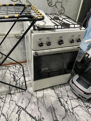 лампы освещения: Газовая плита с духовкой, напольная, классический белый корпус — 5