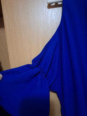 roxy papuce: Ženski kratki kombinezon – kobalt plava - Kroј: elegantan wrap — 2
