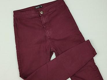 jeansy straight pull and bear: Bershka, Spodnie materiałowe damskie, rozmiar S — 1