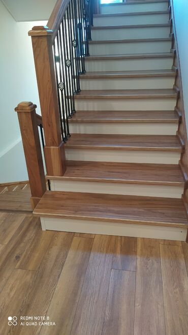 Лестницы: Лестница лестницы тепкич заказ алабыз карагач, сосна,шпон качествосу
