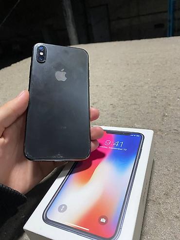 Apple iPhone: IPhone X, Б/у, 64 ГБ, Jet Black, Зарядное устройство, Защитное стекло, Чехол, 86 % — 9