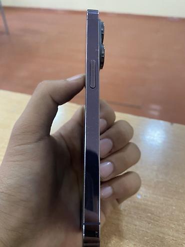 Apple iPhone: IPhone 14 Pro, Б/у, 256 ГБ, Deep Purple, Кабель, 75 % — 4