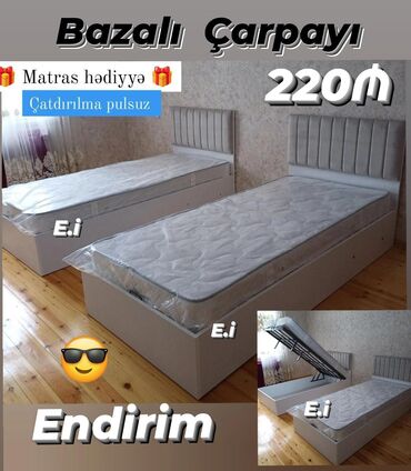 Divan və kreslo dəstləri: Yeni, Təknəfərlik çarpayı