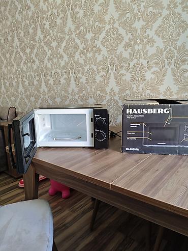 Техника для кухни: HAUSBERG mikrodalğalı soba – model HB-8008MG - Həcm: 20 litr - Qapı — 3