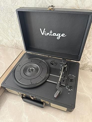 gramofon: Vinyl Baku “Vintage” patefon/portativ qrammofon/plastinka pleyeri — 2