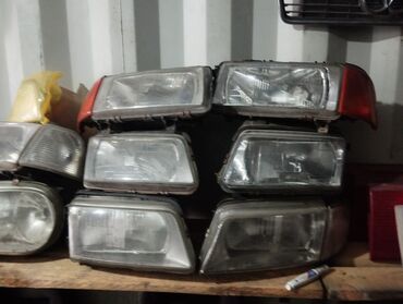 Передние фары: Комплект передних фар Audi 1995 г., Б/у, Оригинал — 13