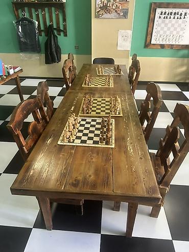 Masa və oturacaq dəstləri: Açılmayan, Dördbucaq masa — 5