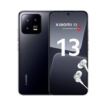 пассивное сетевое оборудование 5: Xiaomi, 13, Колдонулган, 256 ГБ, түсү - Кара, 2 SIM