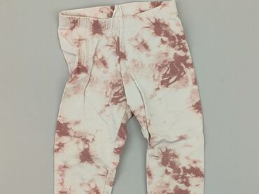 spodnie dresowe różowe: Leggings for kids, H&M, 2-3 years, 98, condition - Good