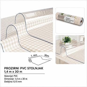 plastični stolovi: KMT Super providni stolnjak 3280733 Prozirni PVC stolnjak namenjen za — 1