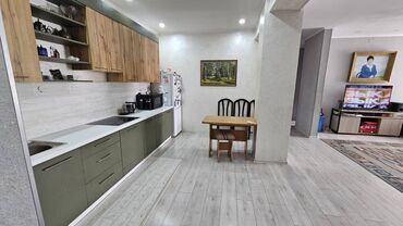 планировка 3 комнатной квартиры 77 серии: 3 бөлмө, 93 кв. м, Жеке план, 2 кабат, Косметикалык ремонт