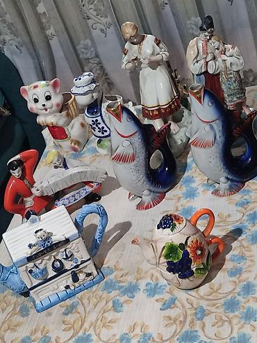 Искусство и коллекционирование: Коллекция декоративных фарфоровых/керамических изделий, ручная — 1