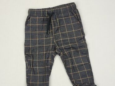 spodnie dla szczupłych chłopców: Baby material trousers, 6-9 months, 74-80 cm, So cute, condition - Good