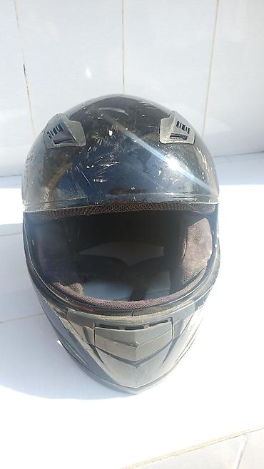 cross motor: Tam üzlü motosiklet dəbilqəsi - Rəng: qara - Korpus: aerodinamik tam — 2