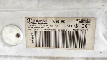 компьютеры бишкек цены: Стиральная машина Indesit, Б/у, Автомат, Полноразмерная