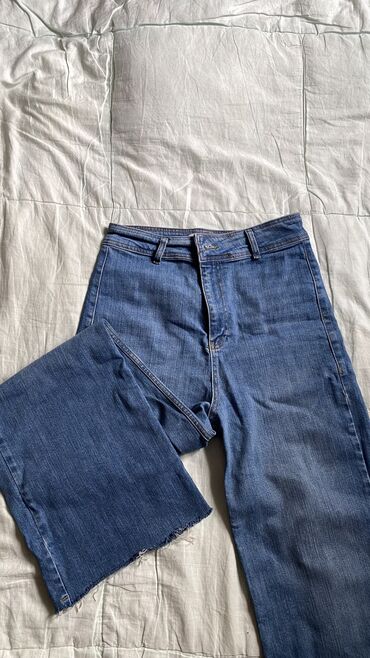 джинсы серые мужские: Джинсы L (EU 40), цвет - Синий