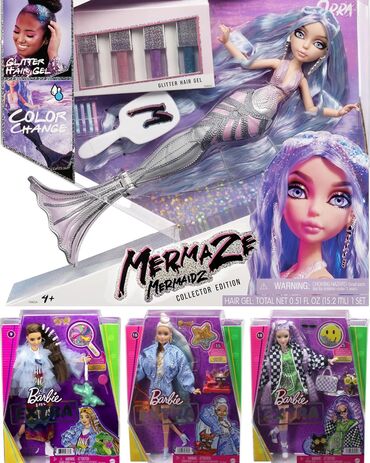 войлочные игрушки: - Barbie Extra - Mermaze Mermaidz - В наличии! Хотите игрушку на