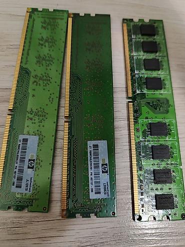 DDR2 və DDR3 RAM modulları paketi zapcast giymetine goyulub 50/50