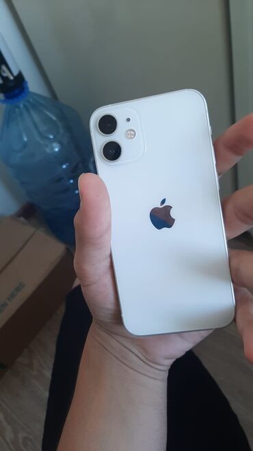 işlənmiş telefon qiymətləri: IPhone 12 mini, 64 ГБ, Белый, Беспроводная зарядка, Face ID