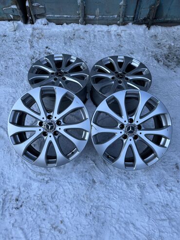 Диски: Литые Диски R 18 Mercedes-Benz, Комплект, отверстий - 5, Б/у — 8