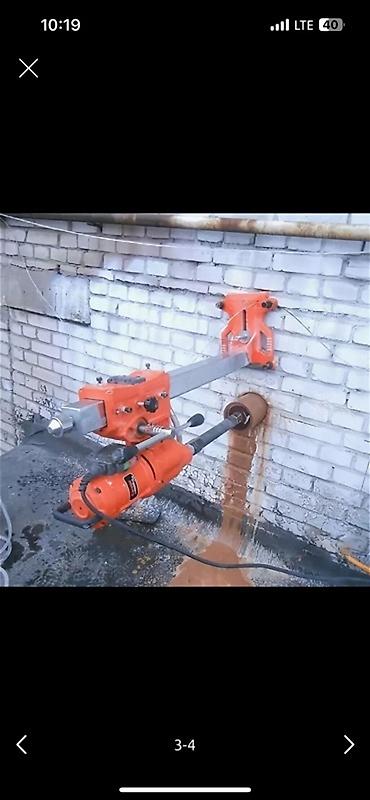 Алмаз менен бургулоо: Алмазное бурение отверстий в бетоне, кирпиче, железобетоне - — 3